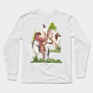 Native American Tribal Long Sleeve T-Shirt